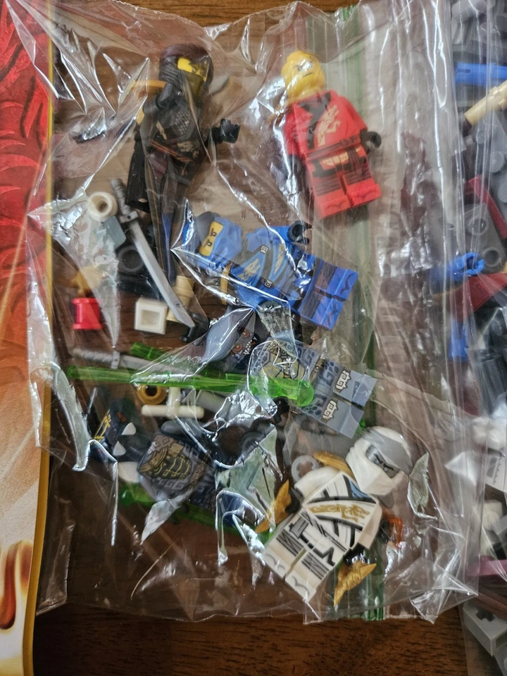 LEGO 71739 NINJAGO: Ultra Sonic Raider Kai Jay Zane Cole Mezmo Rattla коробка руководство - Изображение 3 из 4