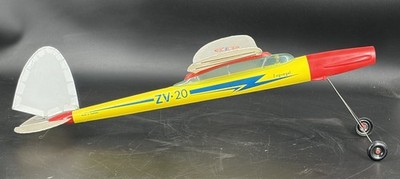 Vintage Gunther Zugvogel ZV-20 Airplane Oue Germany Glider Flugspiel 50cm
