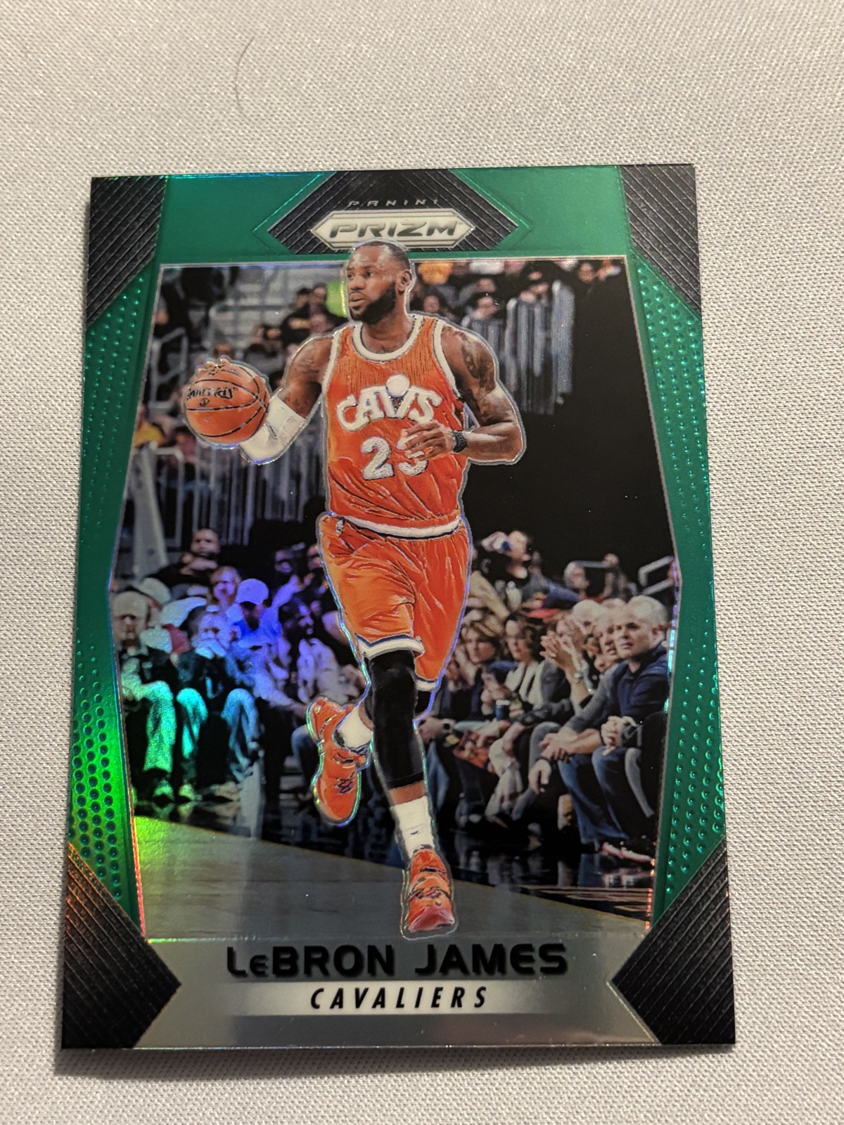 2017-18 Panini Prizm - LeBron James #191 Green Prizm