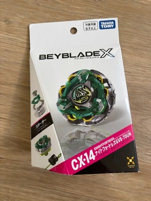 Takara Tomy BEYBLADE X CX-14 Starter Knight Fortress GV8-70UN Japan QR Code