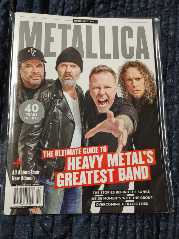 Metallica 40 Years of Hits 360 Media Magazine September 2023