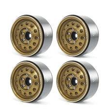 Treal Metal 1.9 Beadlock Wheel Rims 4pcs Vintage Design Wheel Hub for Wagon W...