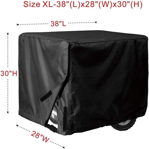 Waterproof Generator Cover for 5500-15000 Watt - Black - Foto 4 di 10