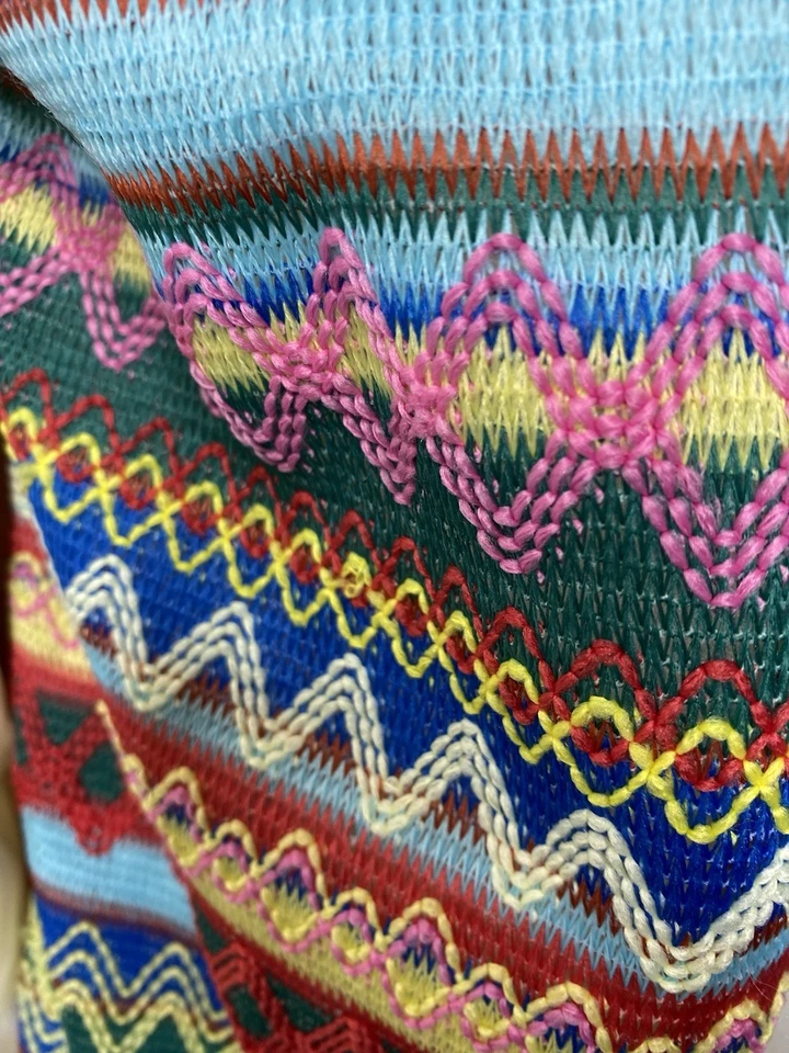 Camisa fantasia hippie vintage tamanho único serve para a maioria das festas de Halloween Groovy Trippy - Imagem 4 de 4