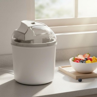 Mini Eismaschine automatisch Eisbereiter leicht zu reinigen für Zuhause, Kinder