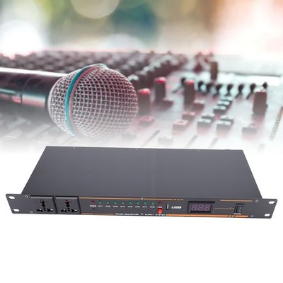 10 Outlet Power Sequencer Conditioner Professional Digital Display Power
