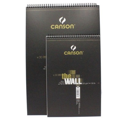 Heavy weight bleedproof paper the wall pad 220gsm A3 or  200gsm A4 canson