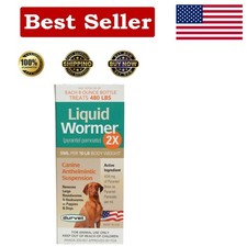Durvet 2251171 Double Strength Liquid Wormer - 9.6 Oz for Quick Parasite Relief