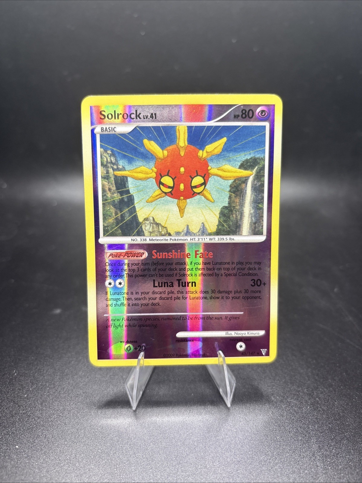 Pokemon Card - Solrock Supreme Victors 45/147 Rare Reverse Holo NM