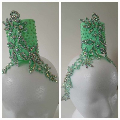 Pony Cone with Stoned Applique Dance Accessories Freestyle Dancewear Peppermint