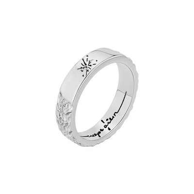 High Quality Copper Ring with Unique Star Pattern Minimalist Style for Ladies