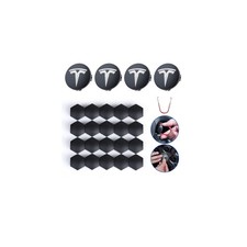 Wheel Center Caps for Tesla Model 3/Y/S/X Latest Version, 4PCS Hub Cap Center...