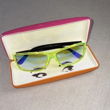 Kate Spade New York Pink Orange Hard Flip Top Eyeglass Case Eyes sunglasses