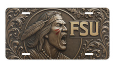 Florida State Fsu License Plate 6x12 Aluminum Car Tag Flat Front Plate