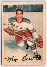 MAX BENTLEY 1953-54 PARKHURST 53-54 #55 FAIT+ 74919