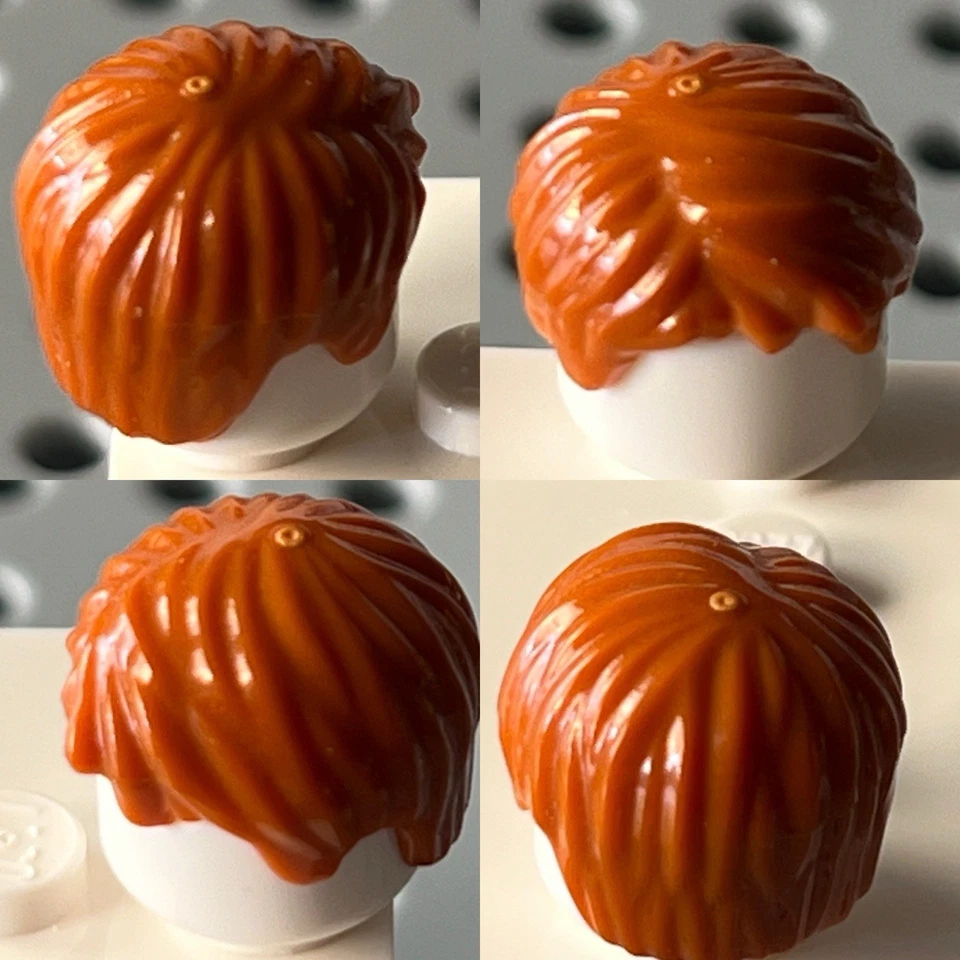 LEGO Minifigura Cabello Lote 18 Piezas Mujer Cola de Caballo Masculino Barba Colores Mezclados Estilos Foto 2 de 4