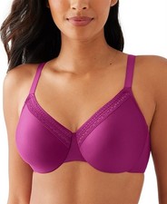 NWT Wacoal Perfect Primer 34DDD Full Figure Underwire Bra 855213 Pink 131040