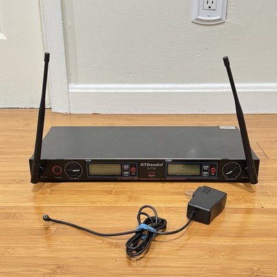 GTDaudio G-733  Diversity UHF Wireless Microphone Receiver TESTED WITH ADAPTER