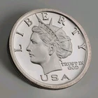 2003 NORFED Liberty "$10" 1oz .999 Silver Medallion Proof Silver Round