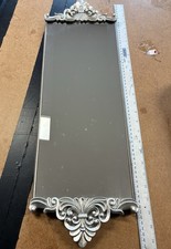  Silver Ornate Mirror Wall Hanging Home Decor Decorative Mirror