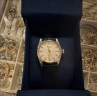 VINTAGE Rolex Oyster Precision 34mm Manual Wind Silver Dial Steel Watch