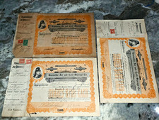 Knoxville Ice & Cold Storage Co. Stock Certificates & Stub Book Stubs/ Checks