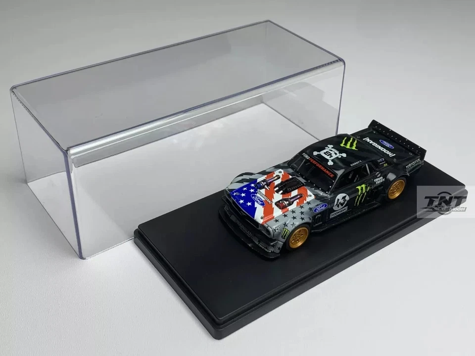 Ford Mustang Hoonicorn 43# 1965 Ken Block resina 1/43 Top Marques versión de coche 2 Foto 2 de 4