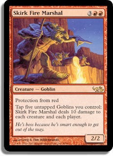 Duel Decks: Elves vs. Goblins Skirk Fire Marshal