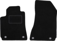 Fußmatten Automatten Vorne Velours Schwarz für Alfa Romeo Brera 2005-2010