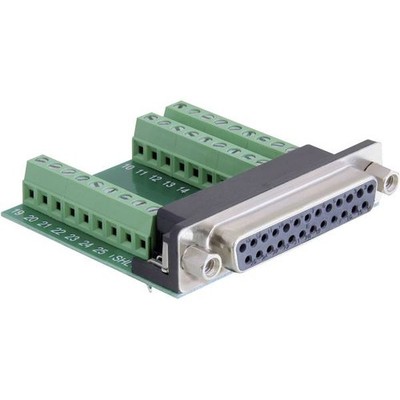 Delock 65317 - Serial Adapter - DB-25 (W) to 9-Pin Connector Block (W)