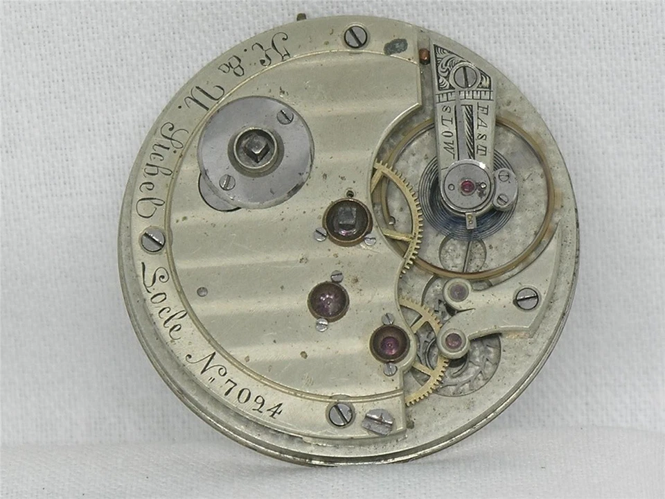 RARO RELOJ BOLSILLO LONGINES/AGASSIZ 38MM ORO Y NÍQUEL MOVIMIENTO Y ESFERA, ¡FUNCIONANDO! Foto 4 de 4