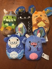 Cats vs Pickles  Cows Vs Aliens Bean Plush Lot Of 5