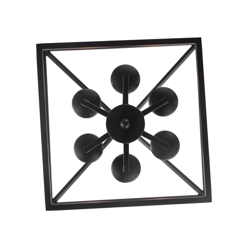 Vela cónica Trans Globe Lighting 10266 Lacey 6 luces 16"W - dorada Foto 3 de 4