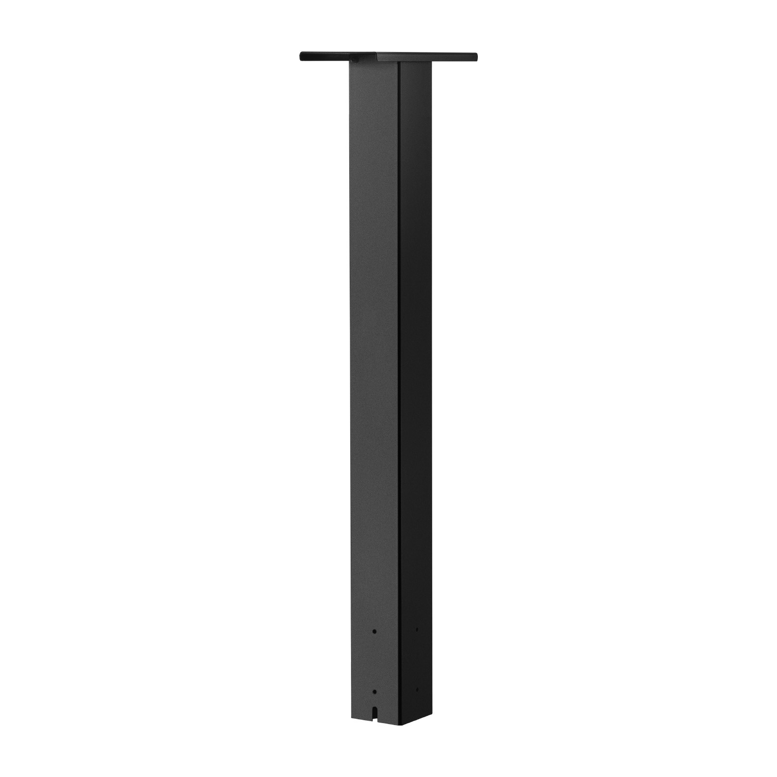 Uimoso Steel Mailbox Post Kit with Plate, In-Ground Design, 43x4x4 in, Black