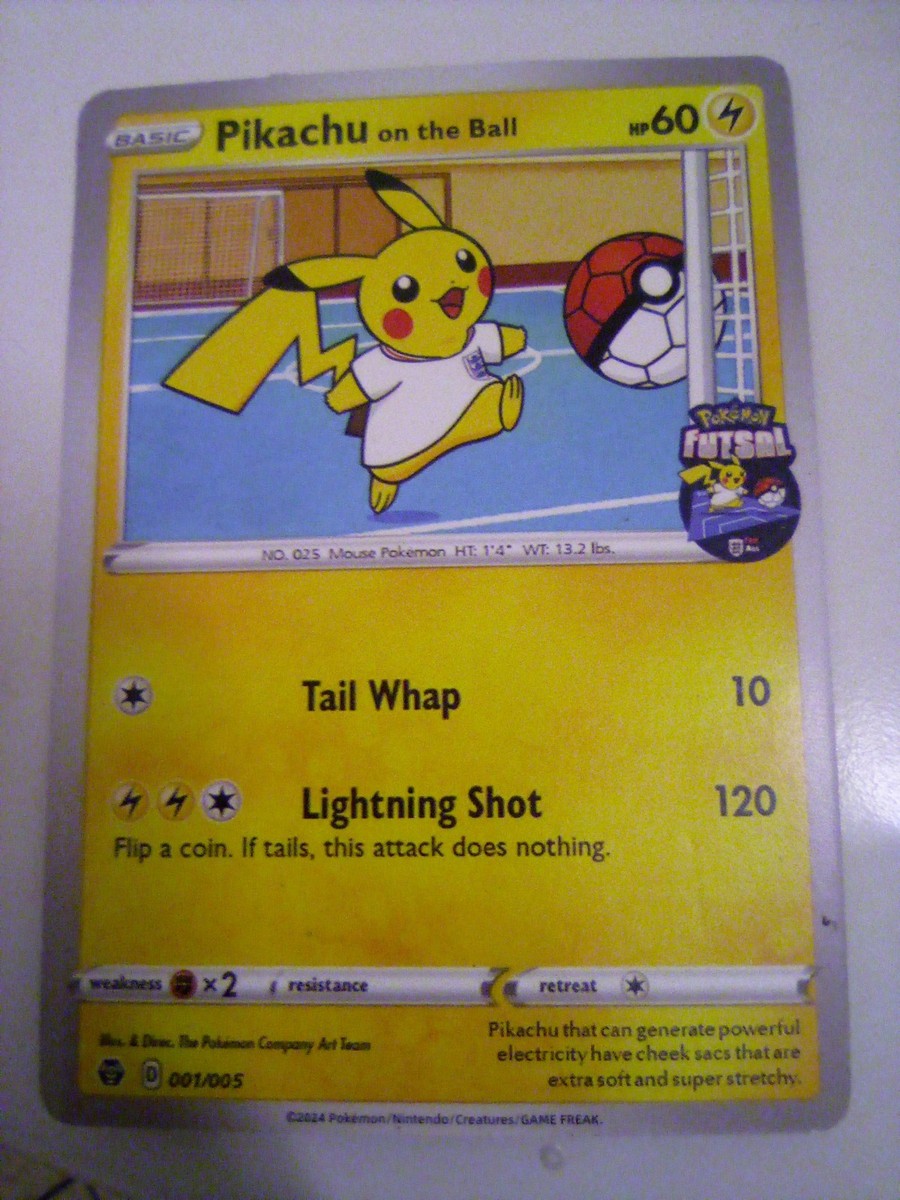 Pikachu on the Ball ポケモンカード Pikachu on the Ball - (Pokemon Futsal) 001/005 Miscellaneous