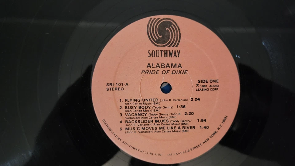 Alabama - Pride Of Dixie! Vinyl 1981 VG/VG. - Image 4 of 4