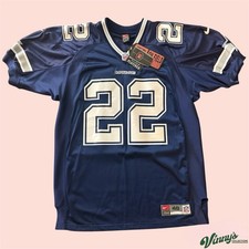 Nike NFL Dallas Cowboys Emmitt Smith Fútbol Cosido en el Campo Jersey Para Hombres 48 XL
