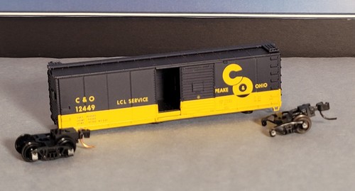 Weaver PS-1 40’ Boxcar 12449 Chesapeake y Ohio azul y amarillo  | Zustand: Used