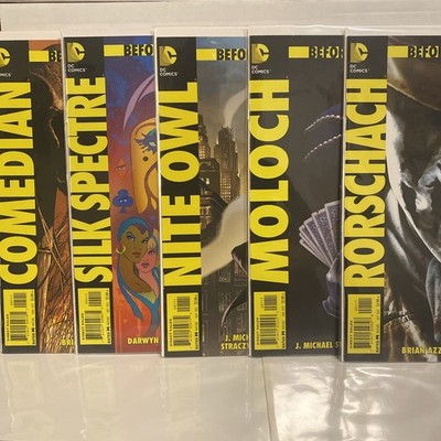 Before Watchmen Mixed Lot - 5 Books Rorschach Comedian Nite Owl (DC 2012)