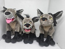 3pcs Disney Ed Villains Hyena Shenzi Lion King Plush Toys 14"