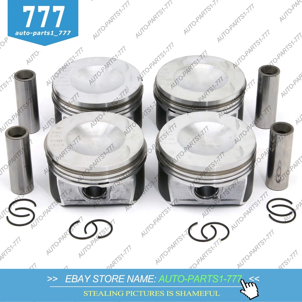 Engine Pistons Rings Gaskets Bolts Rebuild Kit For VW AUDI A3 A4 2.0TFSI BWT BPY Foto 3 de 4