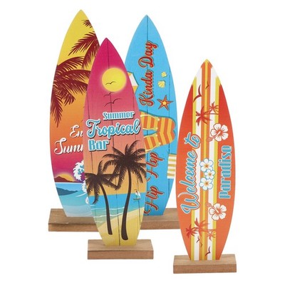 4 Pcs Surfbrett Deko Modell Mini-Surfbrett- Bauernhaus Tischdekor