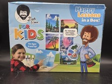 Bob Ross For Kids: Happy Lessons In A Box All In One Paint Along Kit