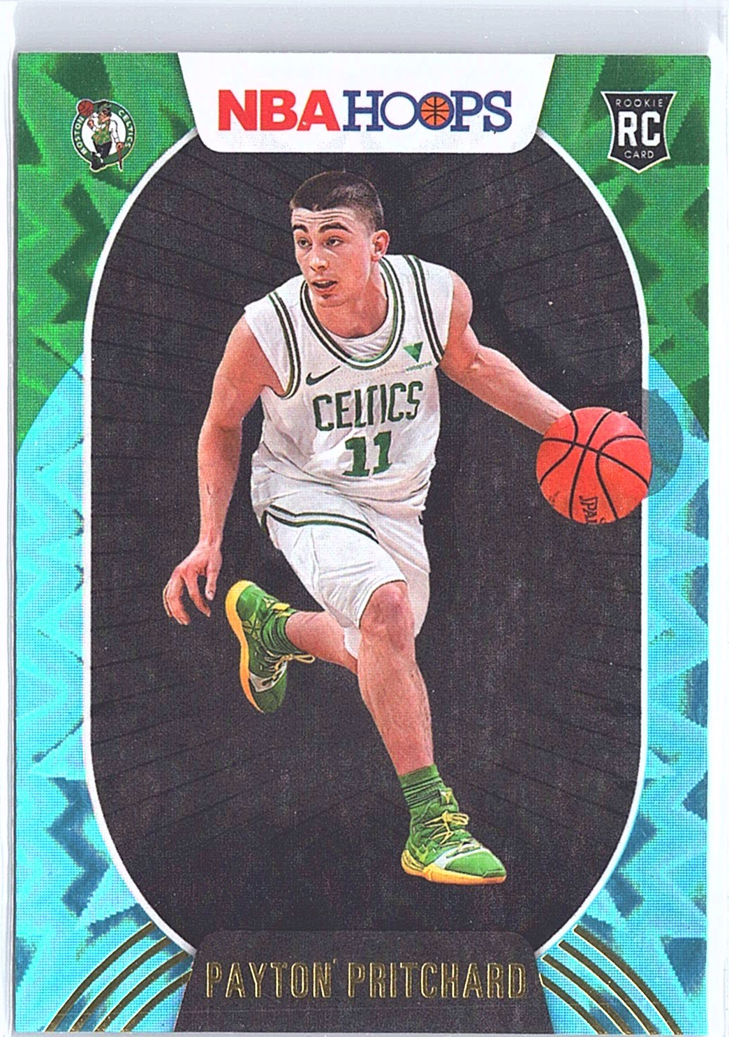 2020-21 Hoops #204 Payton Pritchard Teal Explosion