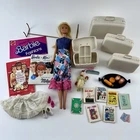 Vtg 1966 Twist 'n Turn Barbie Doll W/Samsonite Luggage Set & Accessories