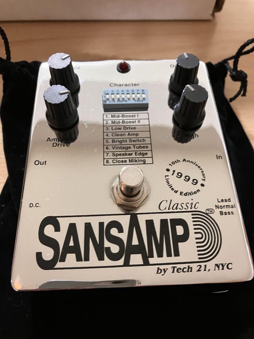 ギター TECH21 SansAmp Classic 10th Anniversary Tech21 Sansamp Classic 10th Anniversary Chrome Used Guitar