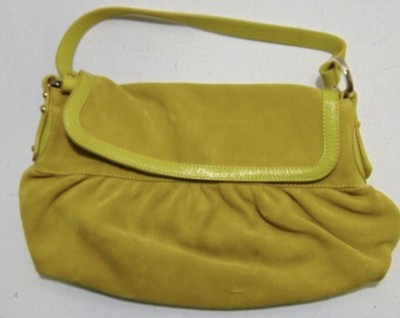 fendi green suede bag