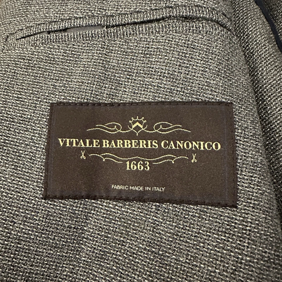 Blazer de lana Bonobos Vitale Barberis Canonico para hombre talla 44L calce ajustado Foto 4 de 4