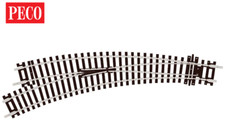 Peco #ST-245: Left-hand Double Radius Curved ...