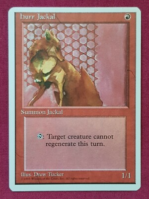 Magic The Gathering 4TH EDITION HURR JACKAL red card MTG | eBay